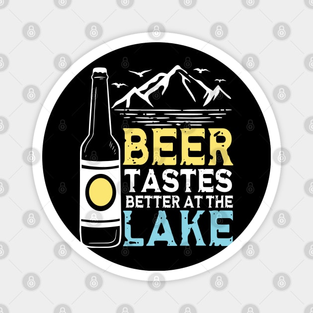 Beer Tastes Better At The Lake Magnet by AngelBeez29